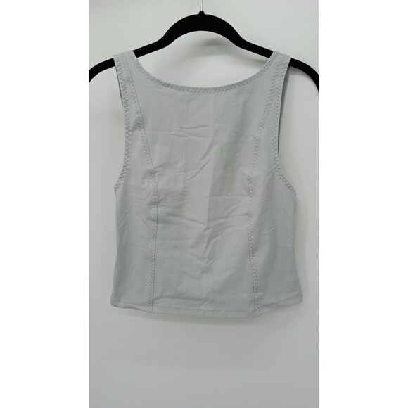 Free People Tops - Free People Intimately Just Getting Started Tank Cool Gray Y2K Boho Open Back S